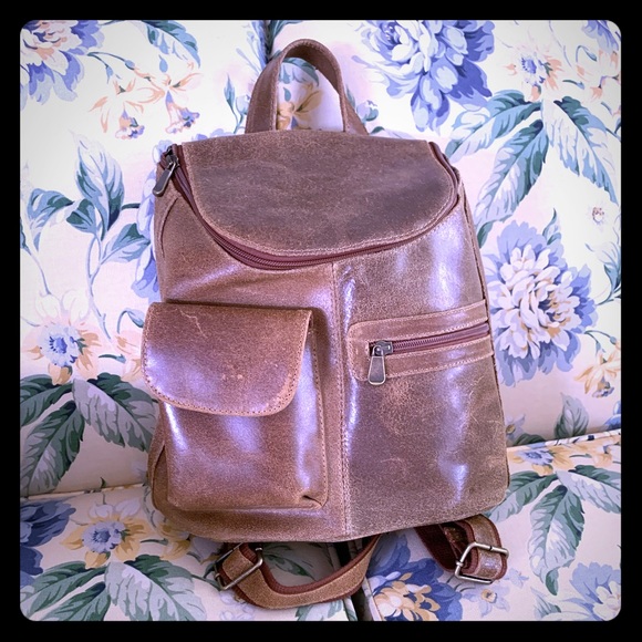 LeDonne Leather Women's Backpack/Purse - Picture 1 of 4